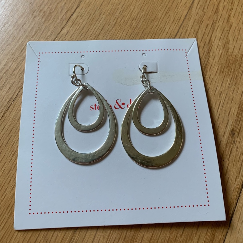 Stella & Dot Lakin Teardrops Dangle Earrings